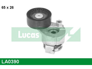 LUCAS ENGINE DRIVE LA0390 įtempiklio skriemulys, V formos rumbuotas diržas 
 Diržinė pavara -> V formos rumbuotas diržas/komplektas -> Įtempiklio skriemulys