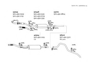 DINEX 350000031_04 išmetimo sistema 
 Išmetimo sistema -> Išmetimo sistema, visa