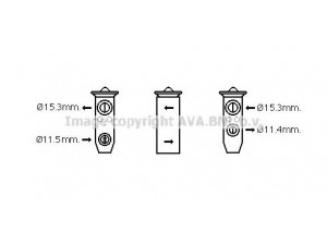 AVA QUALITY COOLING DN1371 išsiplėtimo vožtuvas, oro kondicionavimas 
 Oro kondicionavimas -> Vožtuvai
922004P002