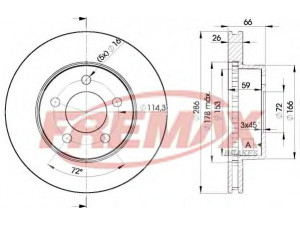FREMAX BD-7925 stabdžių diskas 
 Stabdžių sistema -> Diskinis stabdys -> Stabdžių diskas
F57A 1125A, F57A1125CA, F67Z1125BA