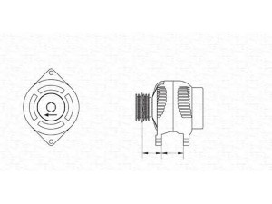 MAGNETI MARELLI 943355169010 kintamosios srovės generatorius 
 Elektros įranga -> Kint. sr. generatorius/dalys -> Kintamosios srovės generatorius
A3T05192, 2310031P10, 2310031P10RE