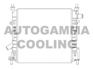 AUTOGAMMA 103428 radiatorius, variklio aušinimas 
 Aušinimo sistema -> Radiatorius/alyvos aušintuvas -> Radiatorius/dalys
1218735, 1221061, 1361842, 1S5H8005AA