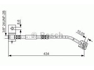 BOSCH 1 987 481 333 stabdžių žarnelė 
 Stabdžių sistema -> Stabdžių žarnelės
04509 996AE, 04509996AC, 4509 996AC