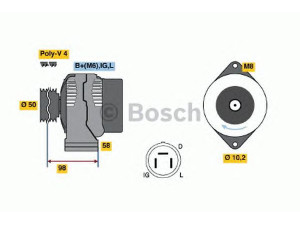 BOSCH 0 986 044 981 kintamosios srovės generatorius 
 Elektros įranga -> Kint. sr. generatorius/dalys -> Kintamosios srovės generatorius
8-97034-499-2, 8-97034-899-1, 8-97121-180-0