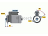 BOSCH 0 001 125 059 starteris 
 Elektros įranga -> Starterio sistema -> Starteris
948 604 206 01