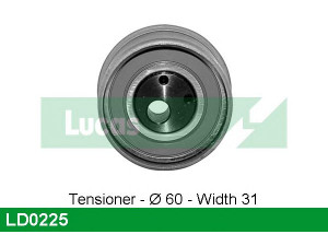 LUCAS ENGINE DRIVE LD0225 įtempiklio skriemulys, paskirstymo diržas