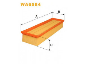 WIX FILTERS WA6584 oro filtras 
 Techninės priežiūros dalys -> Techninės priežiūros intervalai
0030946804, PC1115