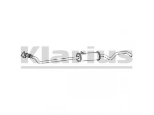 KLARIUS RN913J vidurinis duslintuvas 
 Išmetimo sistema -> Duslintuvas
8200122100