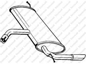 BOSAL 227-043 galinis duslintuvas 
 Išmetimo sistema -> Duslintuvas
5P0.253.609P