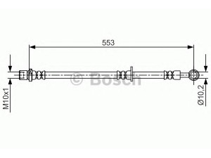 BOSCH 1 987 481 709 stabdžių žarnelė 
 Stabdžių sistema -> Stabdžių žarnelės
26540 SC002, 26590 SC000, 26590 SC001
