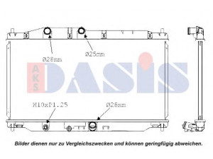 AKS DASIS 100083N radiatorius, variklio aušinimas 
 Aušinimo sistema -> Radiatorius/alyvos aušintuvas -> Radiatorius/dalys
19010R3RE01
