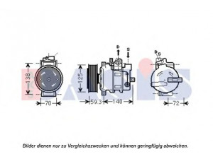 AKS DASIS 851902N kompresorius, oro kondicionierius 
 Oro kondicionavimas -> Kompresorius/dalys
8K0260805A, 8K0260805D, 8K0260805G