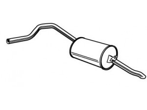 FONOS 02190 galinis duslintuvas 
 Išmetimo sistema -> Duslintuvas
162000900301, 162000900302, 60741629