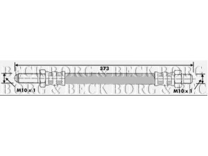 BORG & BECK BBH6160 stabdžių žarnelė 
 Stabdžių sistema -> Stabdžių žarnelės
1613349, 6 017 402, 6017402, 6057402