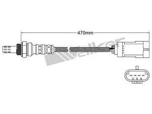 WALKER PRODUCTS 250-24568 lambda jutiklis 
 Išmetimo sistema -> Lambda jutiklis
22690 00QAD, 77 00 107 434, 77 00 107 438