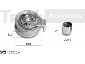 TREVI AUTOMOTIVE KD1058 paskirstymo diržo komplektas 
 Techninės priežiūros dalys -> Papildomas remontas
058198119A, 058198119A