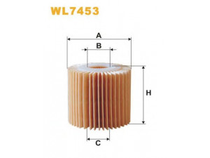 WIX FILTERS WL7453 alyvos filtras 
 Techninės priežiūros dalys -> Techninės priežiūros intervalai
0415231110, 04152-YZZA8, 0415231090