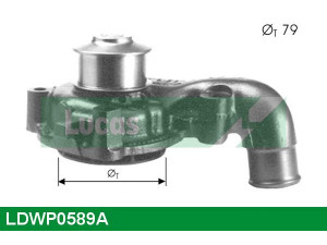 LUCAS ENGINE DRIVE LDWP0589A vandens siurblys 
 Aušinimo sistema -> Vandens siurblys/tarpiklis -> Vandens siurblys
1031279, 1674083, 5024197, 5024297