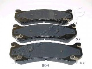 JAPANPARTS PP-004AF stabdžių trinkelių rinkinys, diskinis stabdys 
 Techninės priežiūros dalys -> Papildomas remontas
18041762