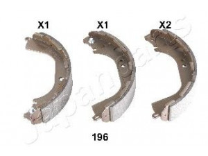 JAPANPARTS GF-196AF stabdžių trinkelių komplektas 
 Techninės priežiūros dalys -> Papildomas remontas
440600W725, 4406037G25, 4406037G26