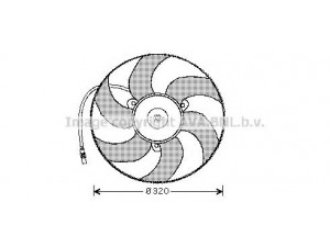 AVA QUALITY COOLING CN7519 ventiliatorius, radiatoriaus 
 Aušinimo sistema -> Oro aušinimas
125450, 125470, 96010921