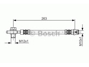 BOSCH 1 987 476 944 stabdžių žarnelė 
 Stabdžių sistema -> Stabdžių žarnelės
8E0 611 775 H, 8E0 611 775 N, 8E0 611 775 N