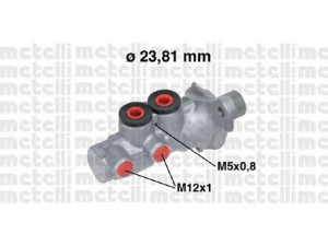METELLI 05-0695 pagrindinis cilindras, stabdžiai 
 Stabdžių sistema -> Pagrindinis stabdžių cilindras
4601.R9