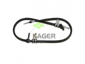 KAGER 19-1208 trosas, stovėjimo stabdys 
 Stabdžių sistema -> Valdymo svirtys/trosai
60630814, 60661490