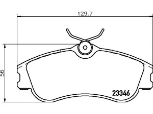 HELLA PAGID 8DB 355 018-541 stabdžių trinkelių rinkinys, diskinis stabdys 
 Techninės priežiūros dalys -> Papildomas remontas
425213, 425234, 425333, 425378