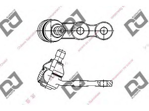DJ PARTS DB1248 atramos/vairo trauklė 
 Ašies montavimas/vairavimo mechanizmas/ratai -> Sujungimai -> Atramos/vairo trauklė
1603128, 1603161, 1603187, 90444294