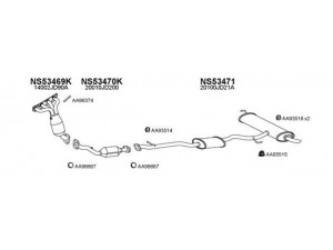 VENEPORTE 530201 išmetimo sistema