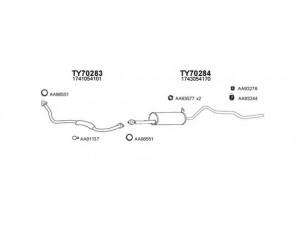 VENEPORTE 700025 išmetimo sistema