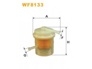 WIX FILTERS WF8133 kuro filtras 
 Techninės priežiūros dalys -> Papildomas remontas
1541063B01, 1541078B, 15410A78B00