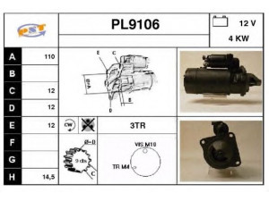 SNRA PL9106 starteris