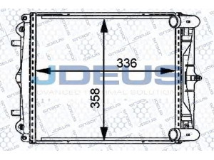 JDEUS 043M10 radiatorius, variklio aušinimas 
 Aušinimo sistema -> Radiatorius/alyvos aušintuvas -> Radiatorius/dalys
99610613150, 99610613251