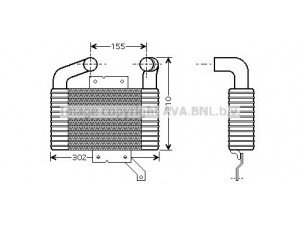 AVA QUALITY COOLING MZ4189 tarpinis suslėgto oro aušintuvas, kompresorius 
 Variklis -> Oro tiekimas -> Įkrovos agregatas (turbo/superįkrova) -> Tarpinis suslėgto oro aušintuvas
RF2A13565, RF2A13565A
