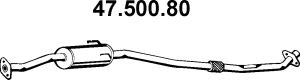 EBERSPÄCHER 47.500.80 vidurinis duslintuvas 
 Išmetimo sistema -> Duslintuvas
17420-28040