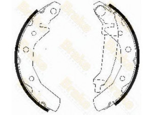 Brake ENGINEERING SH2510 stabdžių trinkelių komplektas 
 Techninės priežiūros dalys -> Papildomas remontas
96268686, 96446177, 96446178, 96268686
