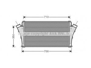 AVA QUALITY COOLING OL4361 tarpinis suslėgto oro aušintuvas, kompresorius 
 Variklis -> Oro tiekimas -> Įkrovos agregatas (turbo/superįkrova) -> Tarpinis suslėgto oro aušintuvas
6302040, 6302046, 12788019, 24418365