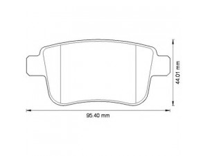BENDIX 573272B stabdžių trinkelių rinkinys, diskinis stabdys 
 Techninės priežiūros dalys -> Papildomas remontas
440606267R, 7701209869