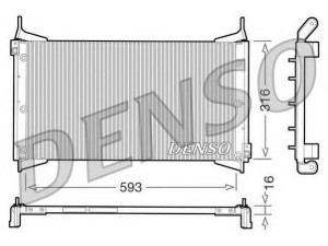 DENSO DCN09012 kondensatorius, oro kondicionierius 
 Oro kondicionavimas -> Kondensatorius
46531708