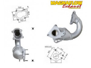 MAGNAFLOW 76335D katalizatoriaus keitiklis 
 Išmetimo sistema -> Katalizatoriaus keitiklis
7700113633