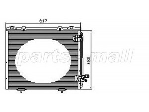 PARTS-MALL PXNCR-013 kondensatorius, oro kondicionierius
2108300270, 2108300570, A2108300270
