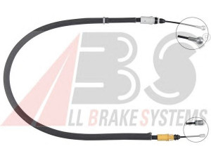 A.B.S. K19802 trosas, stovėjimo stabdys 
 Stabdžių sistema -> Valdymo svirtys/trosai
9678188580, 9801566780