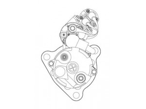 PRESTOLITE ELECTRIC M105R3511SE starteris