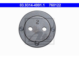 ATE 03.9314-4991.1 adapteris, stabdžių apkabos atitaisymo įrankis