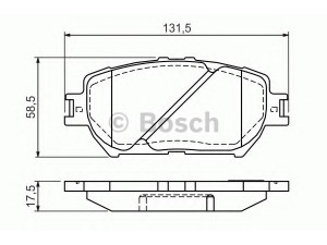 BOSCH 0 986 494 363 stabdžių trinkelių rinkinys, diskinis stabdys 
 Techninės priežiūros dalys -> Papildomas remontas
04465 20260, 04465 33240, 04465 33250