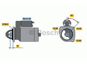 BOSCH 0 986 017 520 starteris 
 Elektros įranga -> Starterio sistema -> Starteris
1201327, 1201327, 1201327