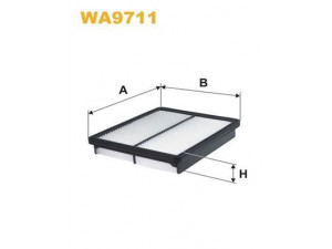 WIX FILTERS WA9711 oro filtras 
 Techninės priežiūros dalys -> Techninės priežiūros intervalai
281132P100