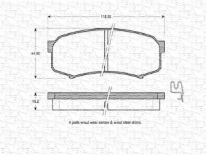 MAGNETI MARELLI 363702160613 stabdžių trinkelių rinkinys, diskinis stabdys 
 Techninės priežiūros dalys -> Papildomas remontas
0446560010, 04466 60010, 04466-60010